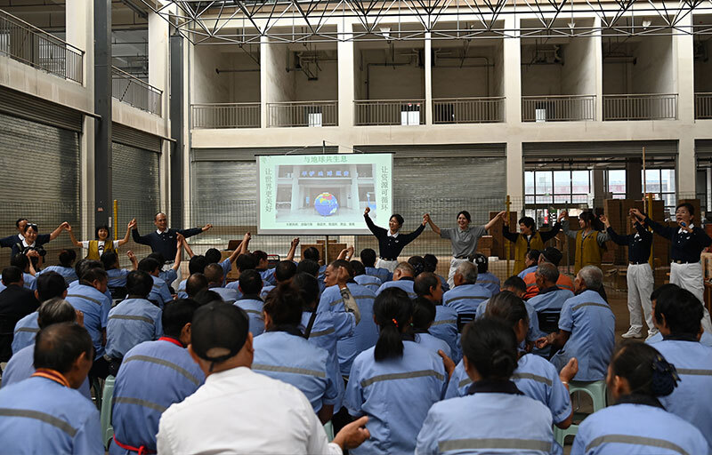 9月慈济慰问园区保洁人员